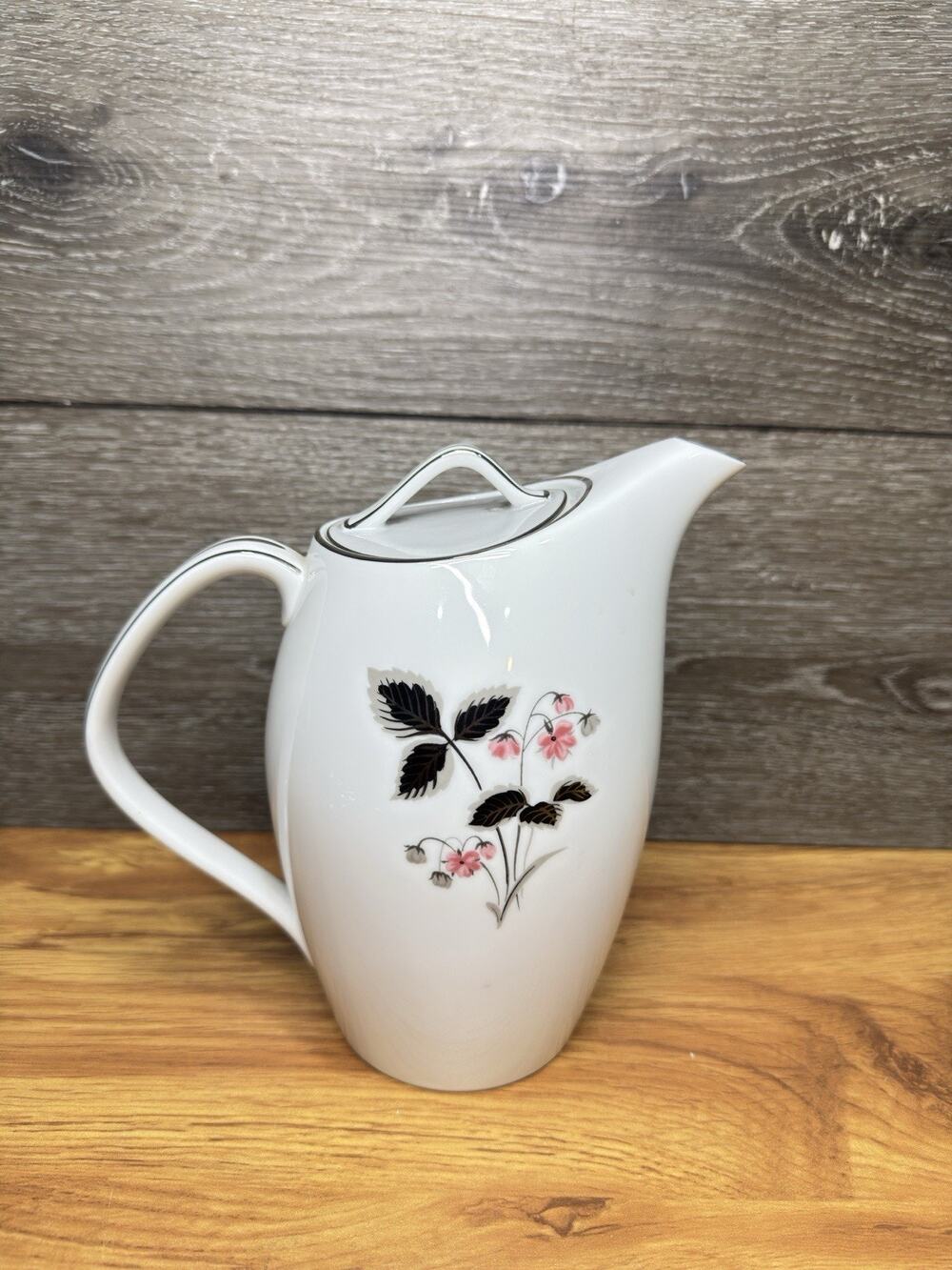 Vintage Noritake Grayson Coffee Pot & Lid #5697 Height 7.5”~Unused